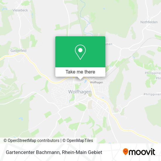 Карта Gartencenter Bachmann