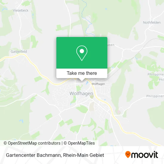 Карта Gartencenter Bachmann