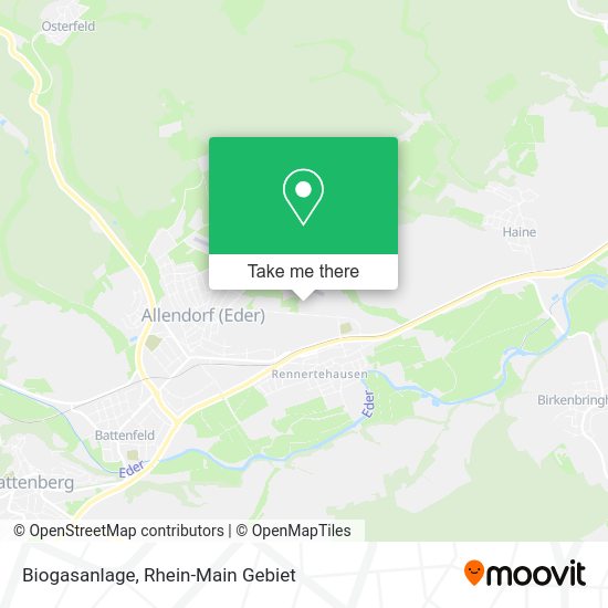 Карта Biogasanlage