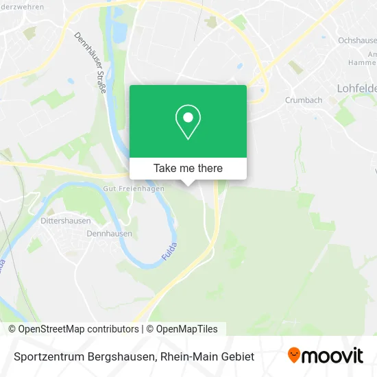 Карта Sportzentrum Bergshausen