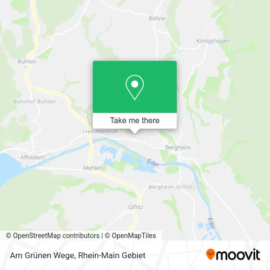 Карта Am Grünen Wege