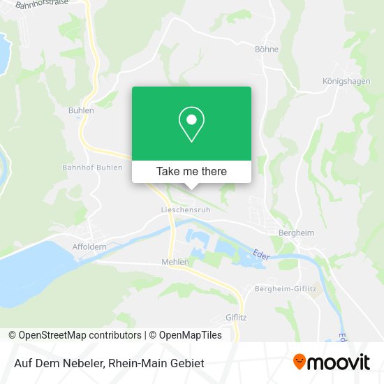 Карта Auf Dem Nebeler