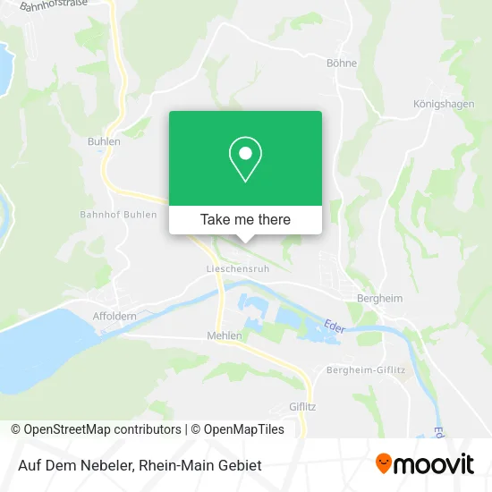 Карта Auf Dem Nebeler