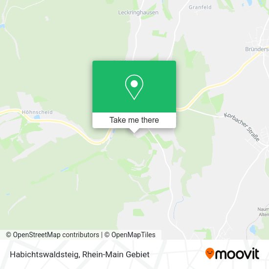 Карта Habichtswaldsteig