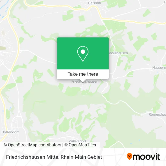 Карта Friedrichshausen Mitte