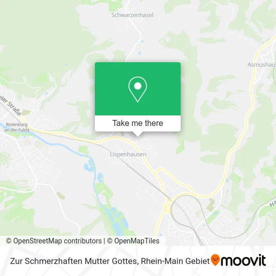 Карта Zur Schmerzhaften Mutter Gottes