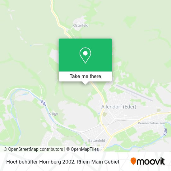 Карта Hochbehälter Homberg 2002