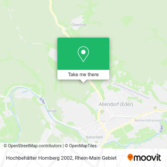 Карта Hochbehälter Homberg 2002