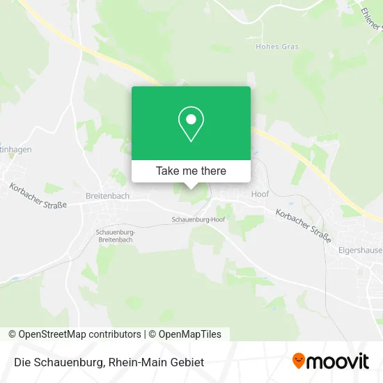 Карта Die Schauenburg