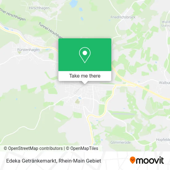 Карта Edeka Getränkemarkt