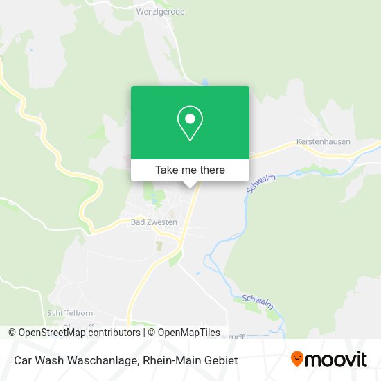 Карта Car Wash Waschanlage
