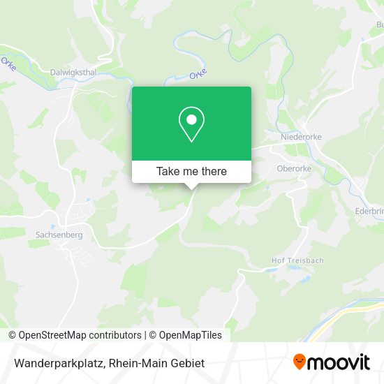 Карта Wanderparkplatz