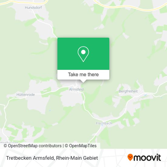 Карта Tretbecken Armsfeld