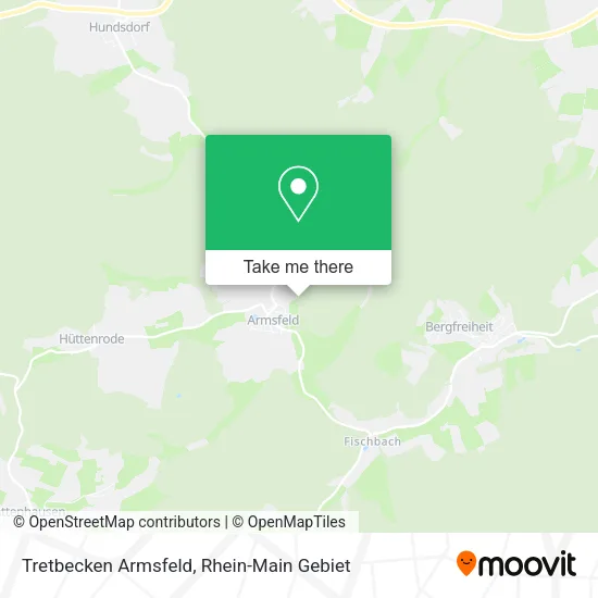 Карта Tretbecken Armsfeld