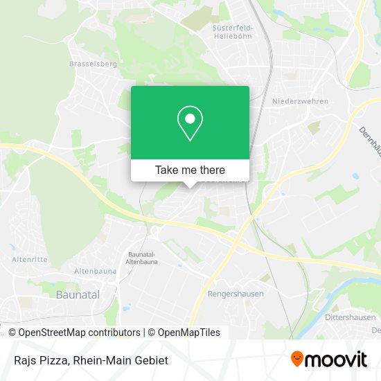 Карта Rajs Pizza
