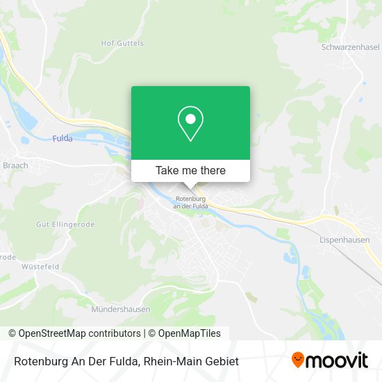 Карта Rotenburg An Der Fulda