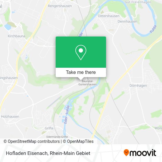 Карта Hofladen Eisenach