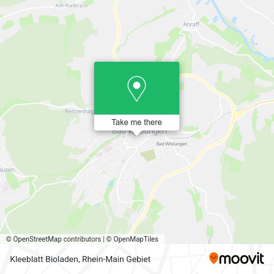 Карта Kleeblatt Bioladen