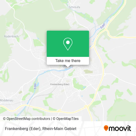 Карта Frankenberg (Eder)