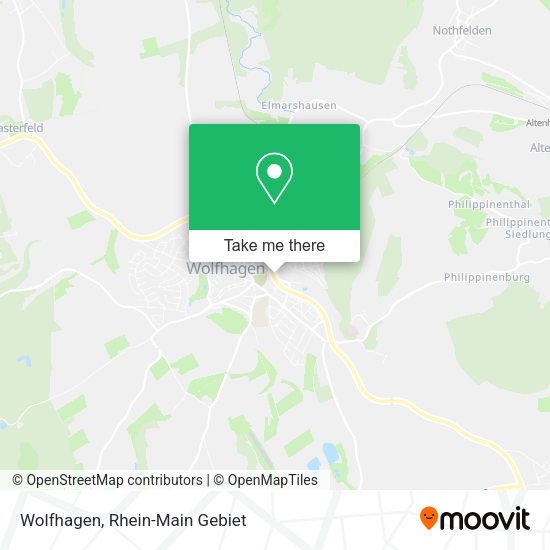 Карта Wolfhagen