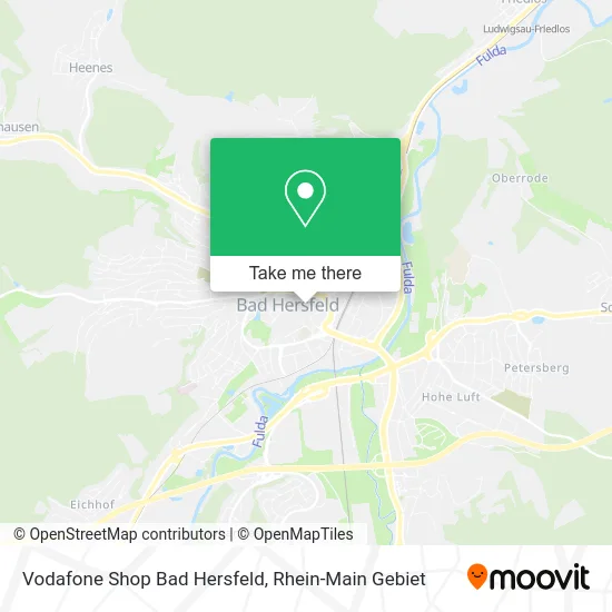 Карта Vodafone Shop Bad Hersfeld
