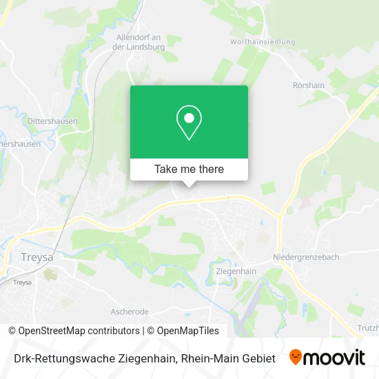 Карта Drk-Rettungswache Ziegenhain