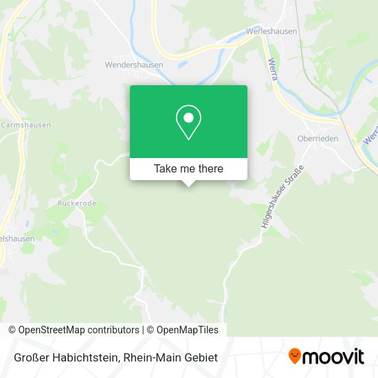 Карта Großer Habichtstein