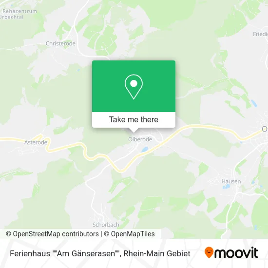 Карта Ferienhaus ""Am Gänserasen""