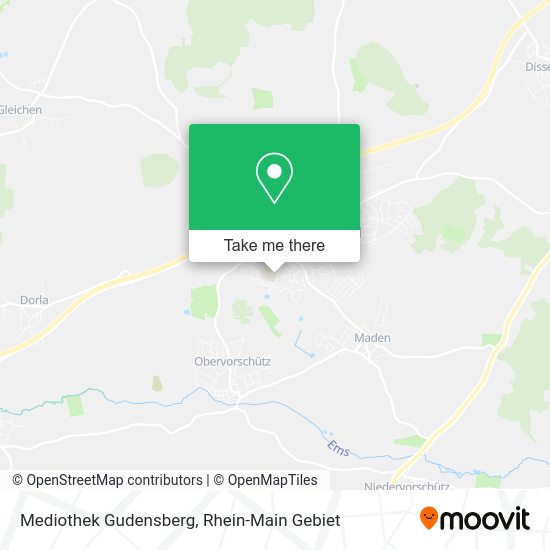 Карта Mediothek Gudensberg