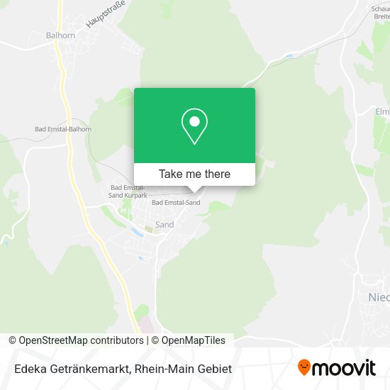 Карта Edeka Getränkemarkt