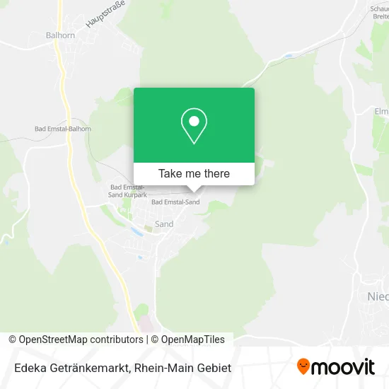 Карта Edeka Getränkemarkt