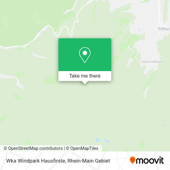 Карта Wka Windpark Hausfirste