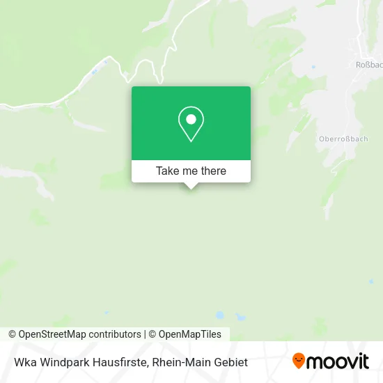 Карта Wka Windpark Hausfirste