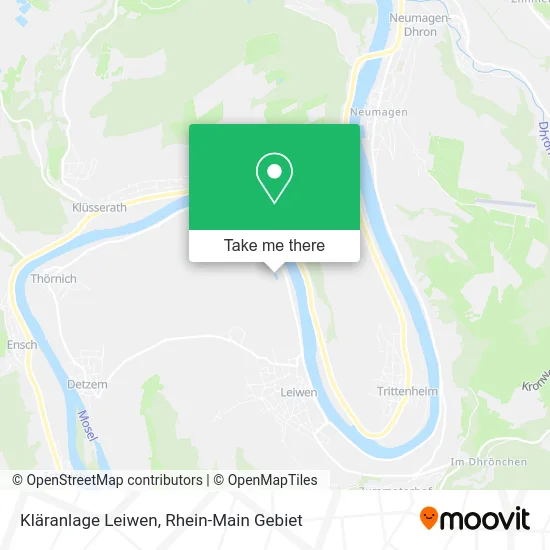 Карта Kläranlage Leiwen