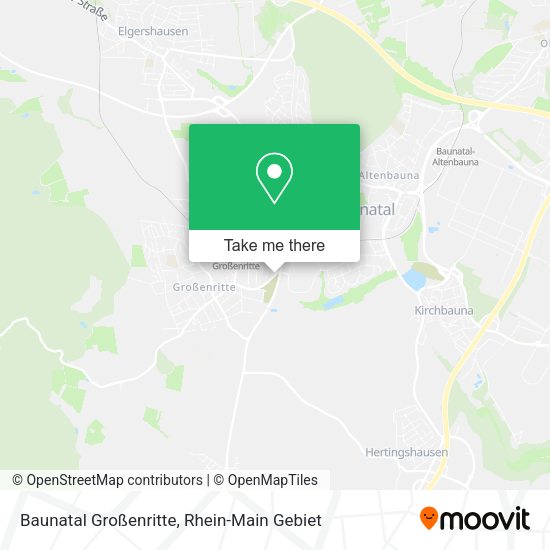 Карта Baunatal Großenritte