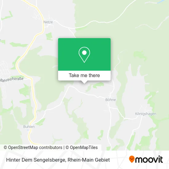Карта Hinter Dem Sengelsberge