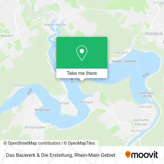 Карта Das Bauwerk & Die Erstellung