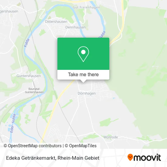 Карта Edeka Getränkemarkt