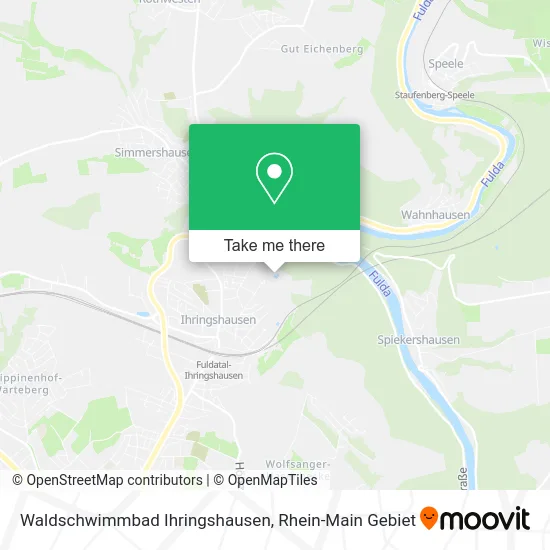 Карта Waldschwimmbad Ihringshausen