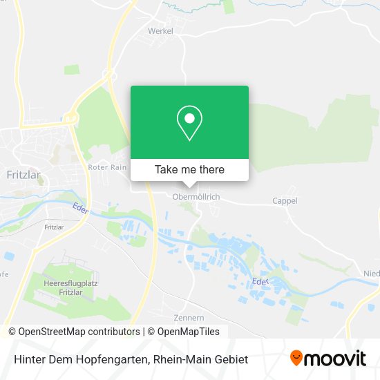 Карта Hinter Dem Hopfengarten