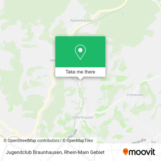 Jugendclub Braunhausen map