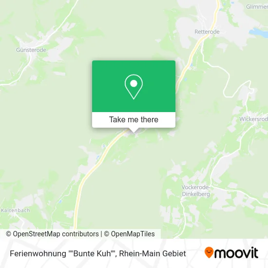 Карта Ferienwohnung ""Bunte Kuh""