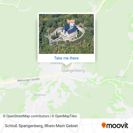 Карта Schloß Spangenberg