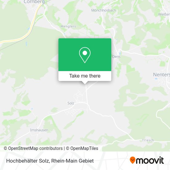 Карта Hochbehälter Solz