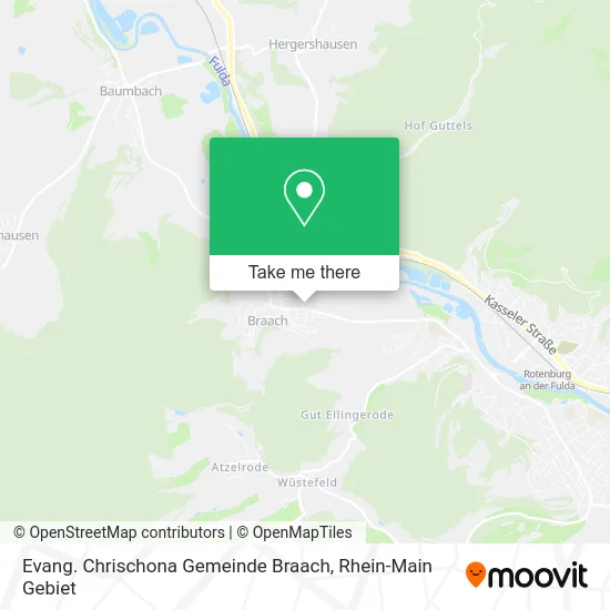 Карта Evang. Chrischona Gemeinde Braach