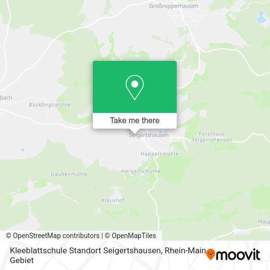 Карта Kleeblattschule Standort Seigertshausen