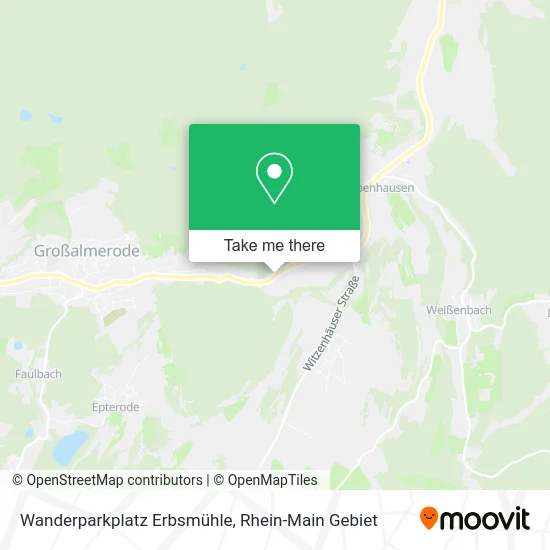 Карта Wanderparkplatz Erbsmühle