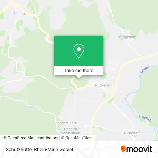 Карта Schutzhütte
