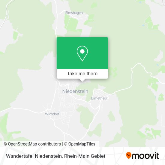 Карта Wandertafel Niedenstein