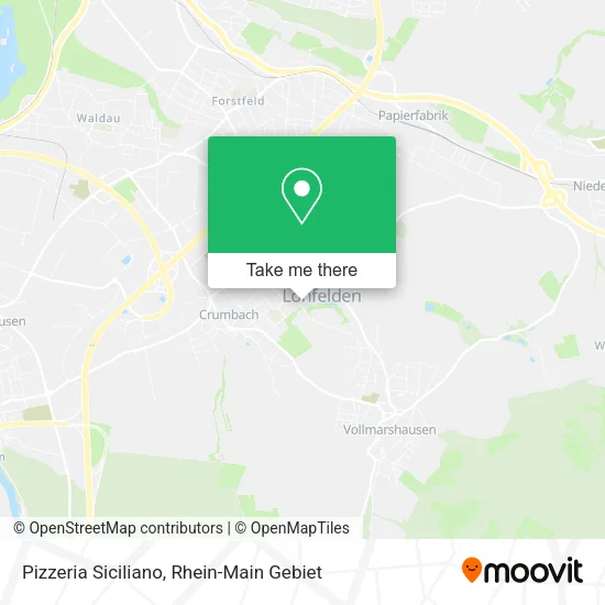 Карта Pizzeria Siciliano